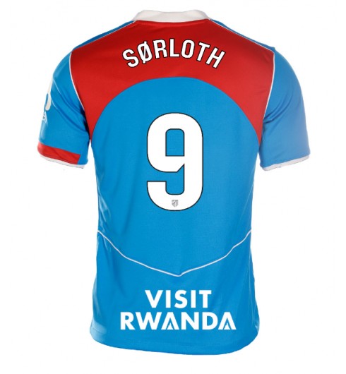 Atletico Madrid Alexander Sorloth #9 Alternativní Dres pro Dámské 2025-26 Krátký Rukáv Atletico Madrid Alexander Sorloth #9 Alternativní Dres pro Dámské 2025-26 Krátký Rukáv